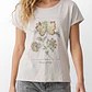 Polera Flor Mujer Beige - Miniatura 2