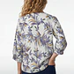 Blusa Hojas Mujer Manga 3/4 Crudo - Miniatura 3
