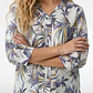 Blusa Hojas Mujer Manga 3/4 Crudo - Miniatura 2