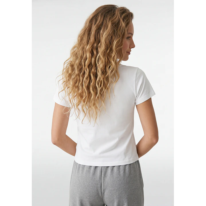 Polera Strass Mujer Blanco 3