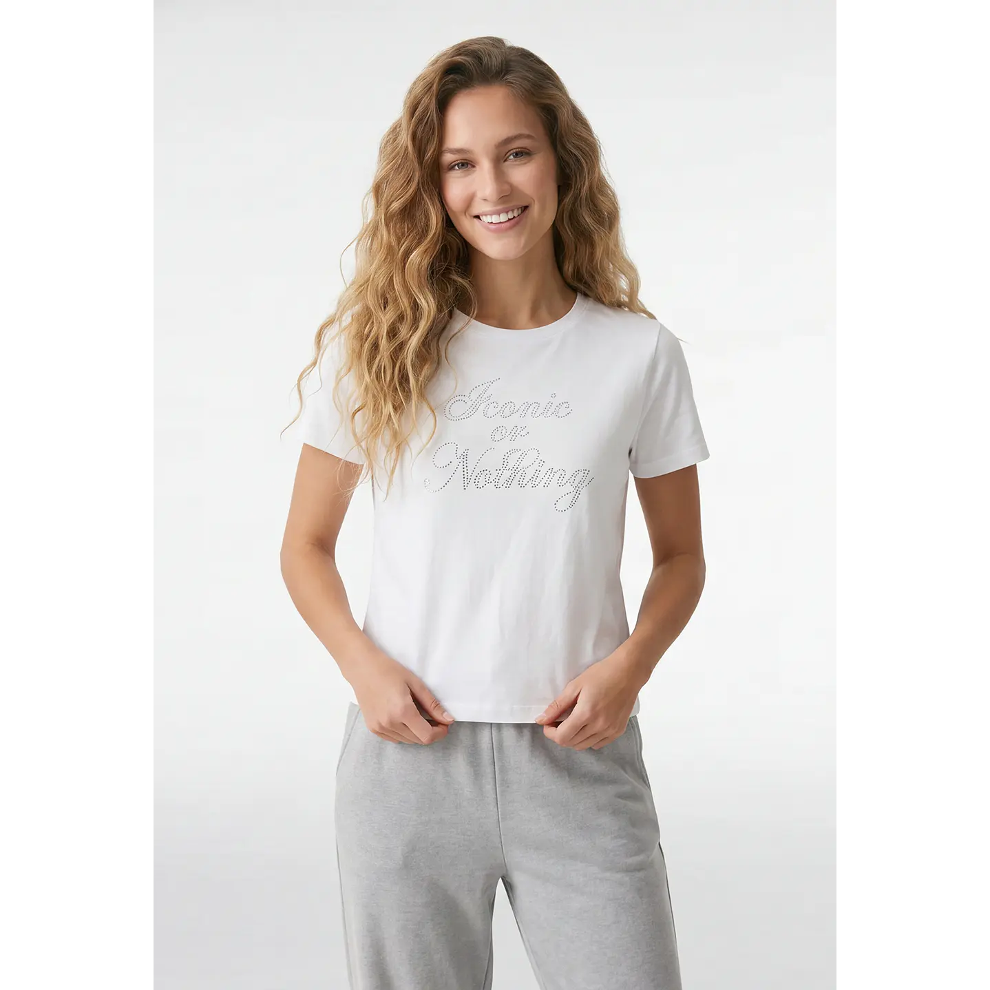 Polera Strass Mujer Blanco 1