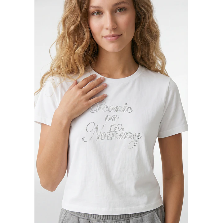 Polera Strass Mujer Blanco 2