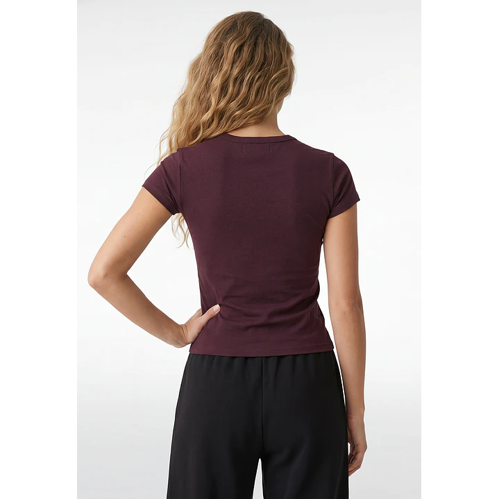 Polera Strass Mujer Burdeo 3