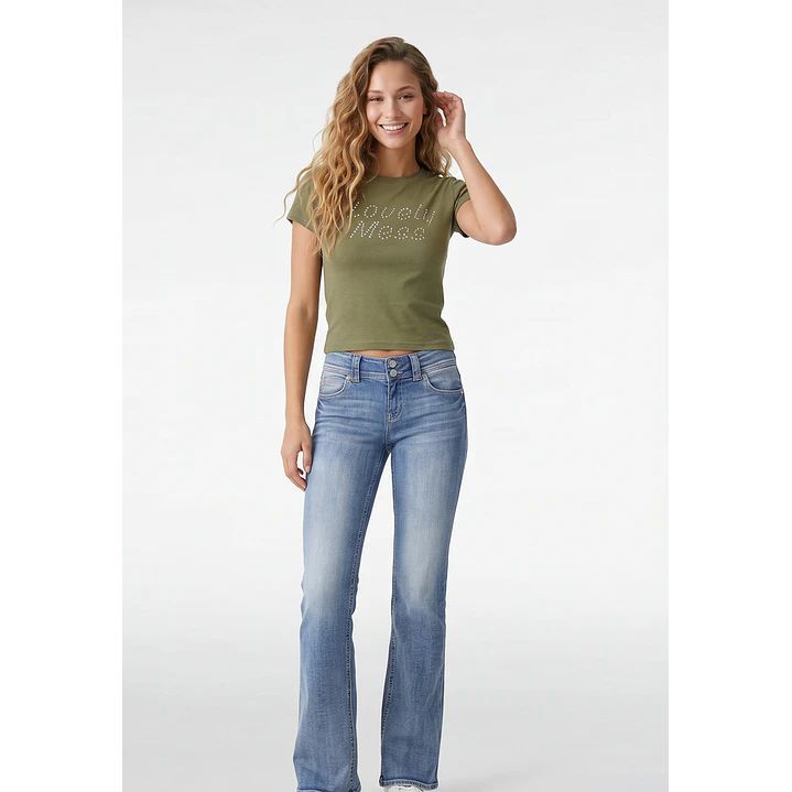 Polera Tachas Mujer Verde 4