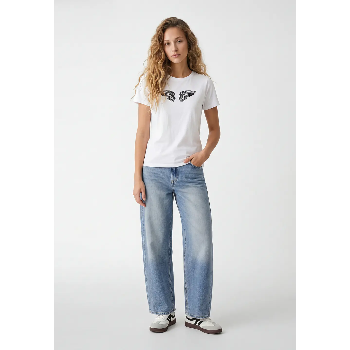 Polera Alas Mujer Blanco 4