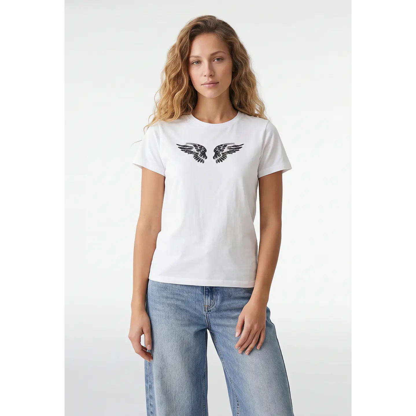Polera Alas Mujer Blanco 1