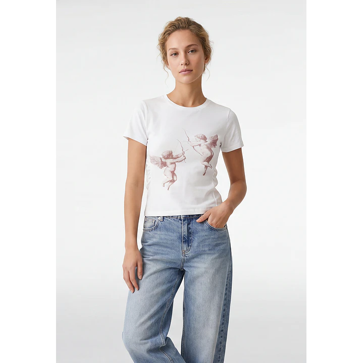 Polera Angeles Mujer Crudo 1