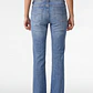 Jeans Tiro Bajo Flare Mujer Azul - Miniatura 2