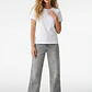 Jeans Tiro Bajo Baggy Mujer Gris - Miniatura 4