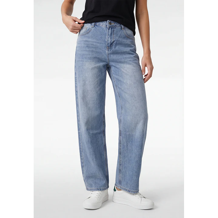 Jeans Baggy Mujer Azul 1
