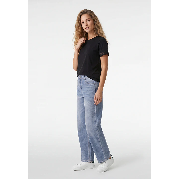 Jeans Baggy Mujer Azul 3