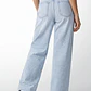 Jeans Wide Leg Mujer Celeste - Miniatura 2