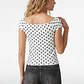 Polera Lunares Mujer Blanco - Miniatura 3