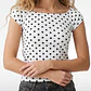 Polera Lunares Mujer Blanco - Miniatura 2