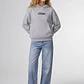 Polerón Guinda Mujer Gris - Miniatura 4