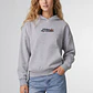 Polerón Guinda Mujer Gris - Miniatura 1