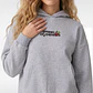 Polerón Guinda Mujer Gris - Miniatura 2