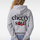Polerón Guinda Mujer Gris - Miniatura 3