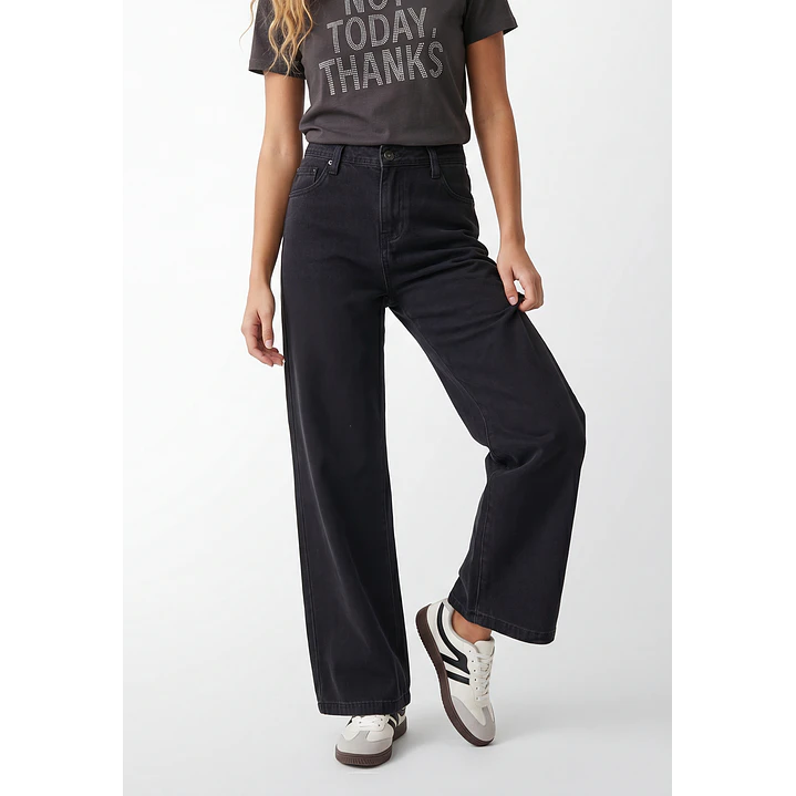 Jeans Strass Mujer Negro 1