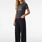 Jeans Strass Mujer Negro - Miniatura 4