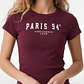 Polera Brasil Mujer Burdeo - Miniatura 2
