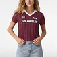 Polera Fútbol Mujer Burdeo - Miniatura 1
