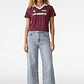 Polera Fútbol Mujer Burdeo - Miniatura 4