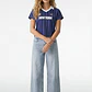 Polera Fútbol Mujer Azul - Miniatura 4