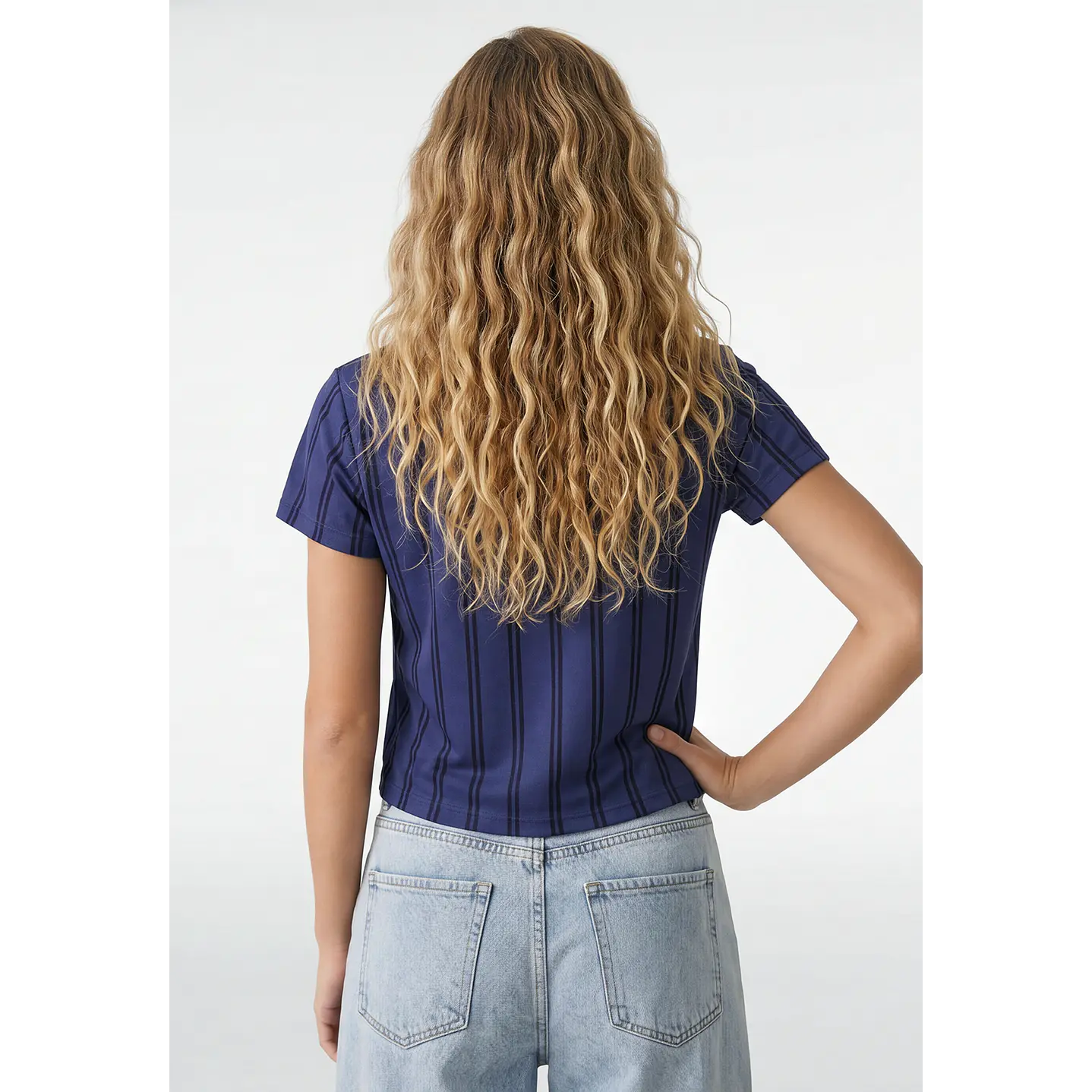 Polera Fútbol Mujer Azul 2