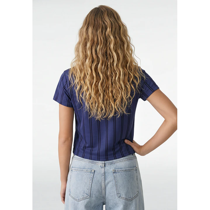 Polera Fútbol Mujer Azul 3