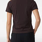 Polera Polo Mujer Café - Miniatura 3
