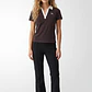 Polera Polo Mujer Café - Miniatura 4
