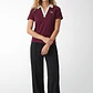 Polera Polo Mujer Burdeo - Miniatura 4