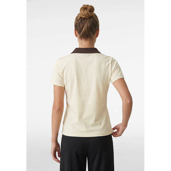 Polera Polo Mujer Amarillo 3