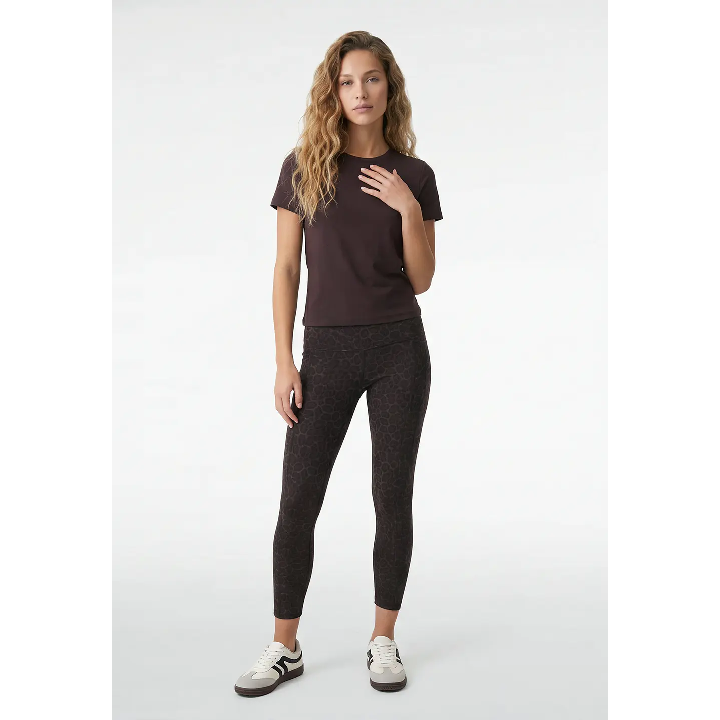 Polera Active Mujer Café 2