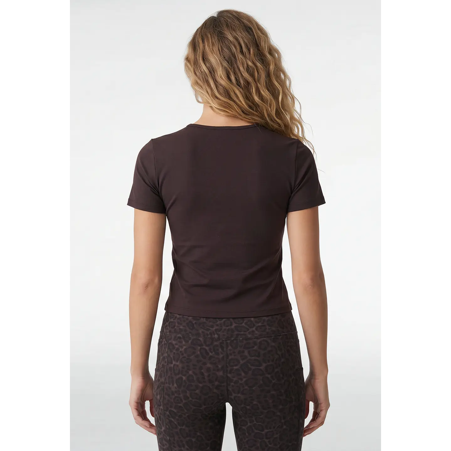 Polera Active Mujer Café 3