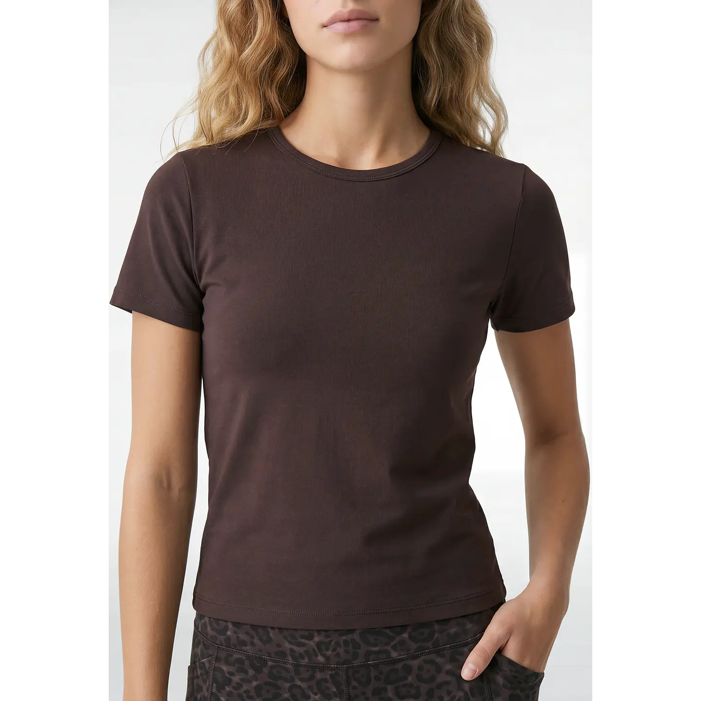 Polera Active Mujer Café 4