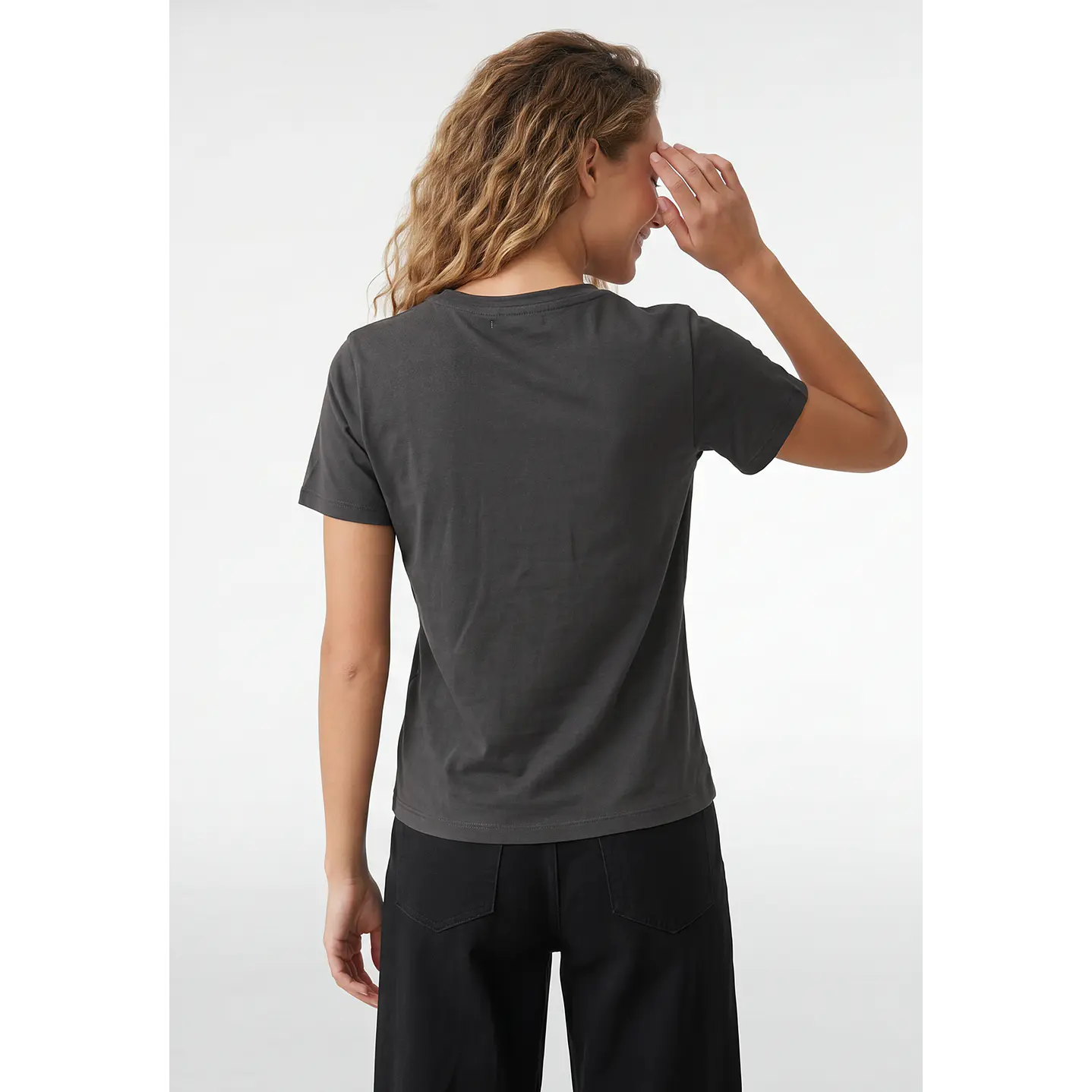 Polera Strass Mujer Gris 3