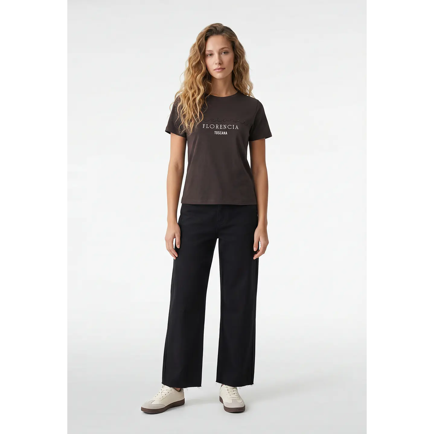 Polera Strass Mujer Café 4