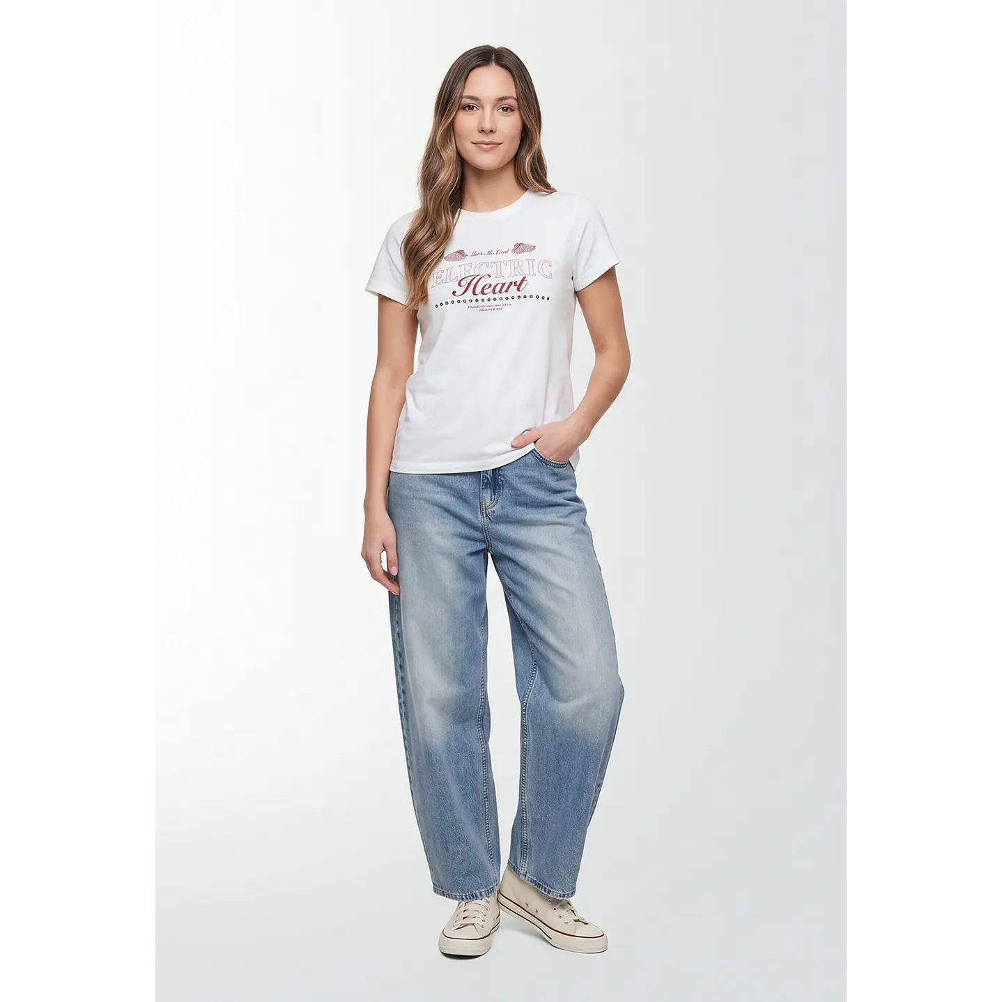 Polera Heart Mujer Crudo 4