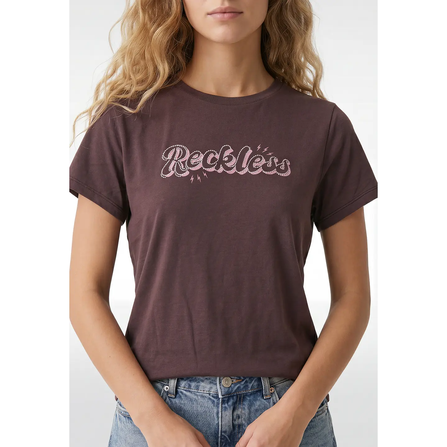 Polera Reckless Mujer Café 2