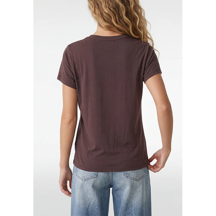 Polera Est Varios Mujer Café 3