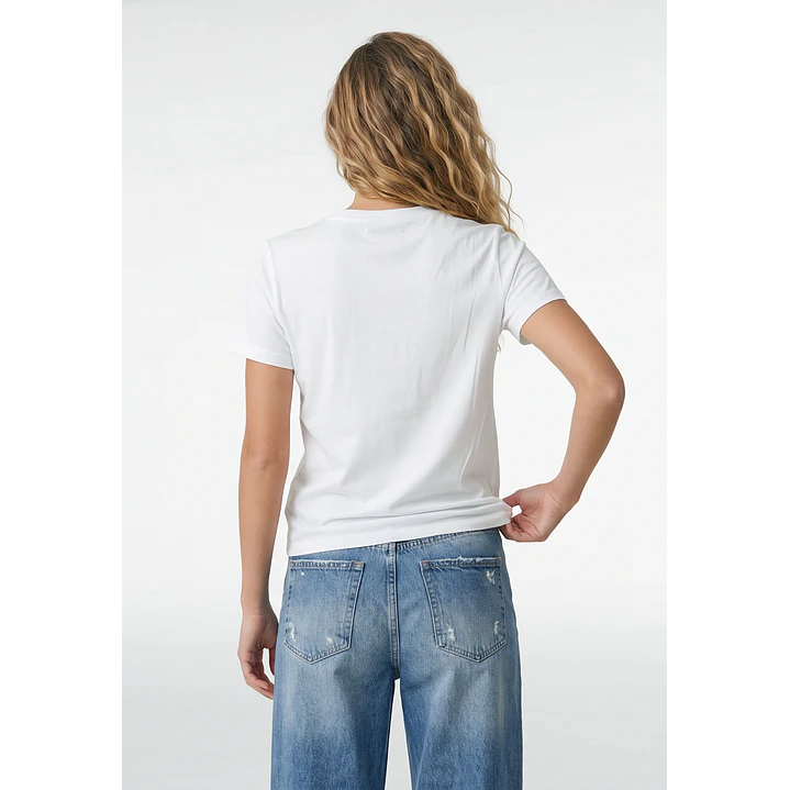 Polera Est Varios Mujer Blanco 3
