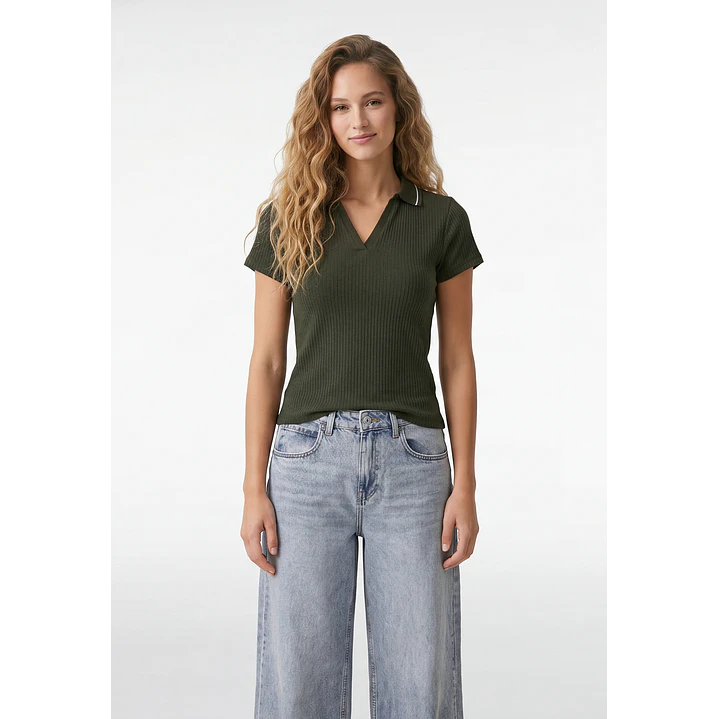 Polera Polo Mujer Verde 1