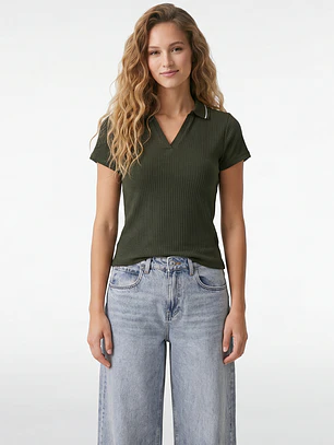 Polera Polo Mujer Verde