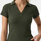 Polera Polo Mujer Verde - Miniatura 2