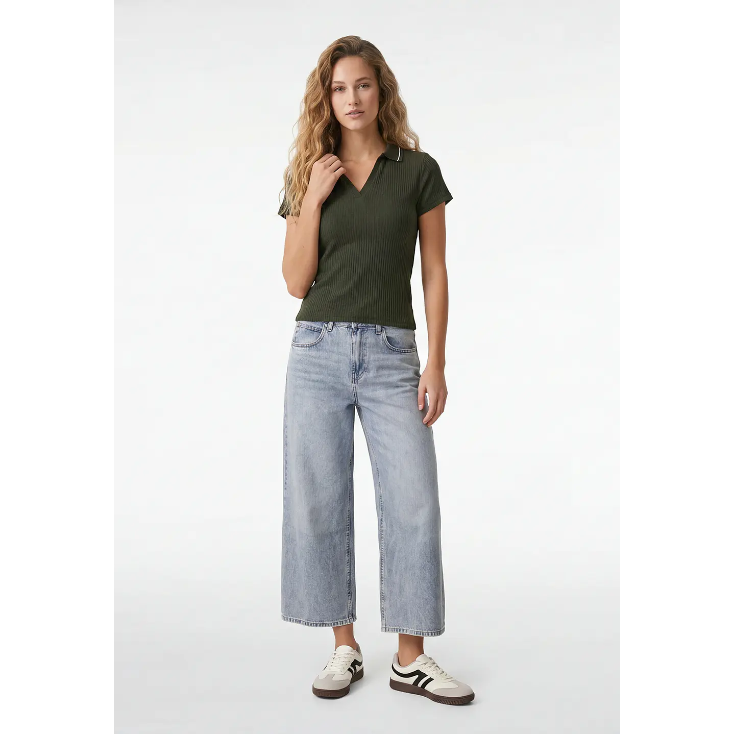 Polera Polo Mujer Verde 4