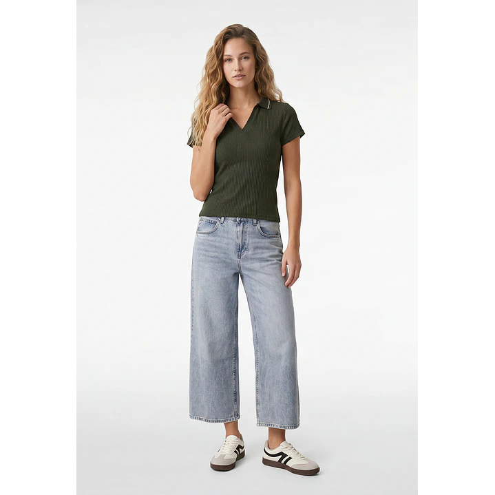 Polera Polo Mujer Verde 4