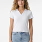 Polera Polo Mujer Blanco - Miniatura 1