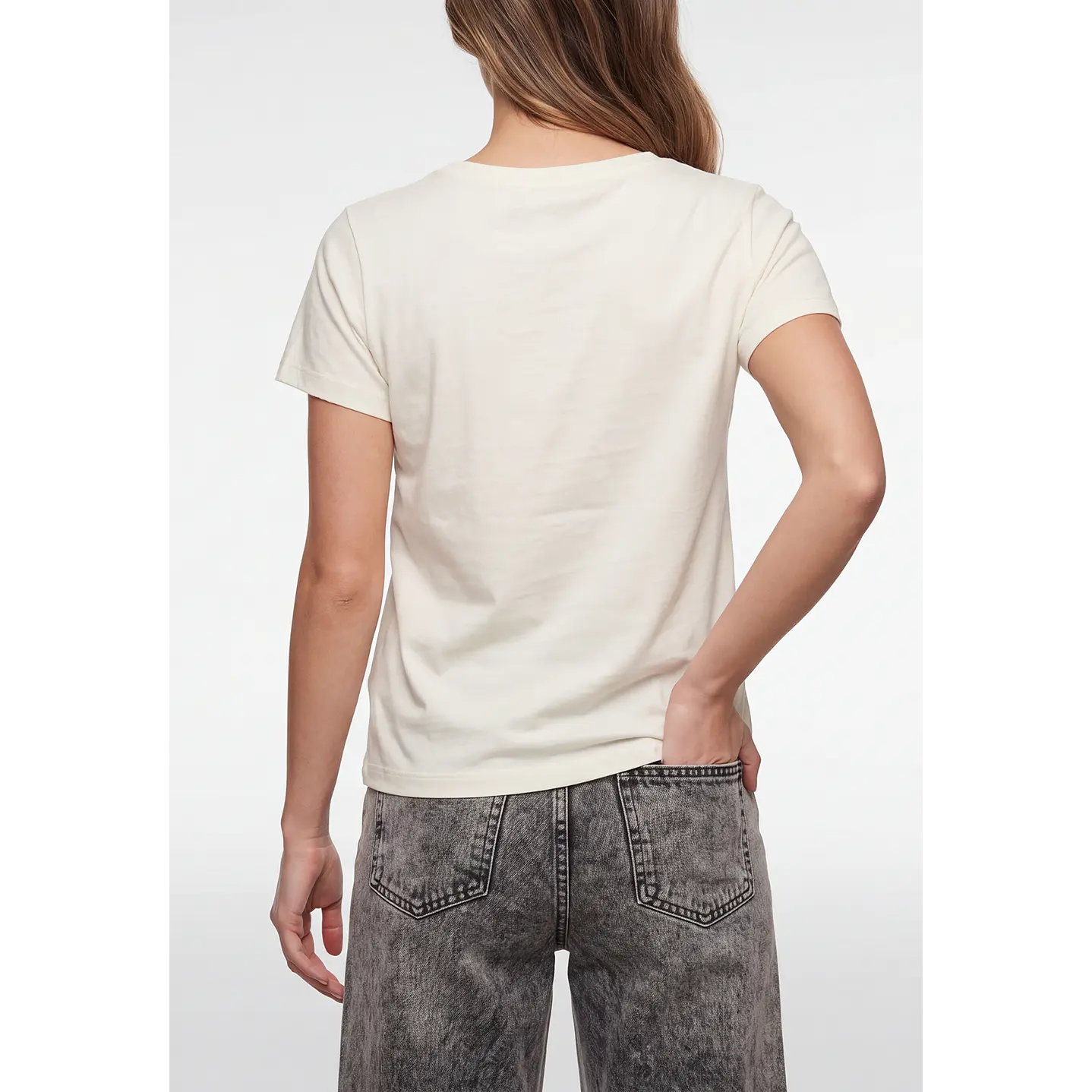 Polera Estampado Mujer Crudo 3